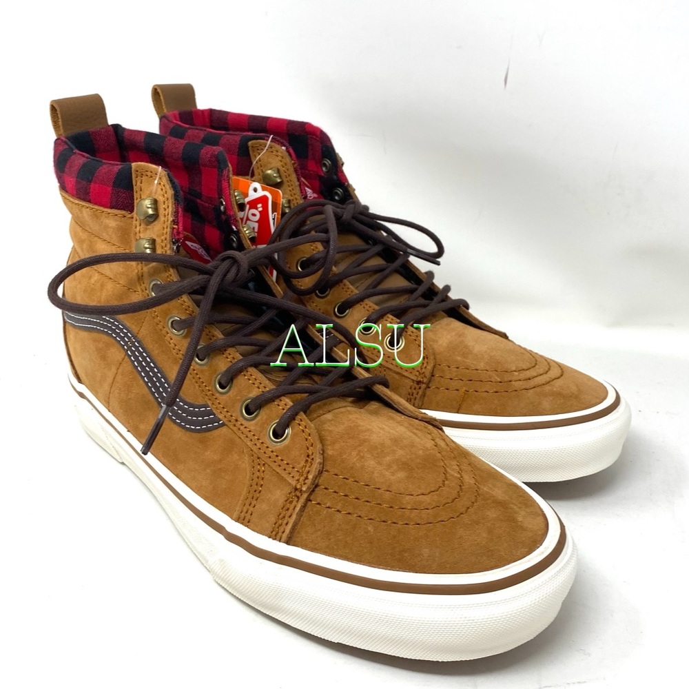 VANS SK8-HI MTE Glazed Ginger Tan Women Sneak Boot - Picture 3 of 9